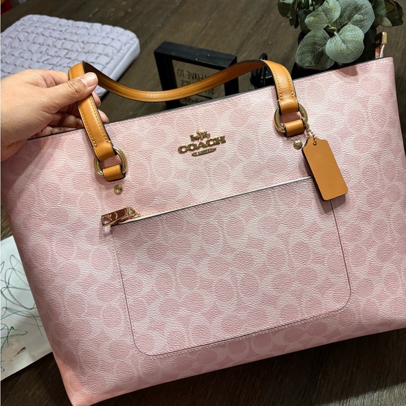 Coach Handbags - COACH Powder Pink Station Tote